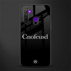 cnofeusd confused black glass case for realme 5 image