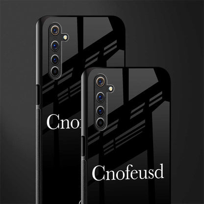 cnofeusd confused black glass case for realme 6 pro image-2