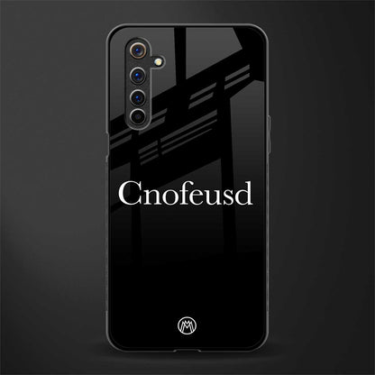 cnofeusd confused black glass case for realme 6 pro image