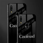 cnofeusd confused black glass case for redmi 7redmi y3 image-2