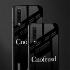 cnofeusd confused black glass case for mi a3 redmi a3 image-2