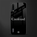 cnofeusd confused black glass case for mi a3 redmi a3 image
