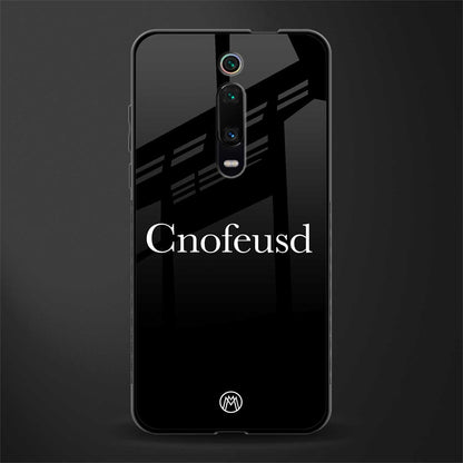 cnofeusd confused black glass case for redmi k20 image