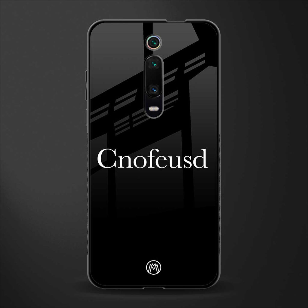 cnofeusd confused black glass case for redmi k20 pro image
