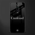 cnofeusd confused black glass case for redmi k20 pro image