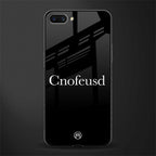 cnofeusd confused black glass case for realme c1 image