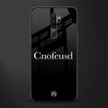 cnofeusd confused black glass case for oppo a5 2020 image
