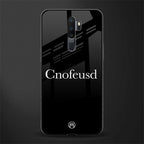cnofeusd confused black glass case for oppo a5 2020 image