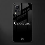 cnofeusd confused black glass case for vivo x60 pro image