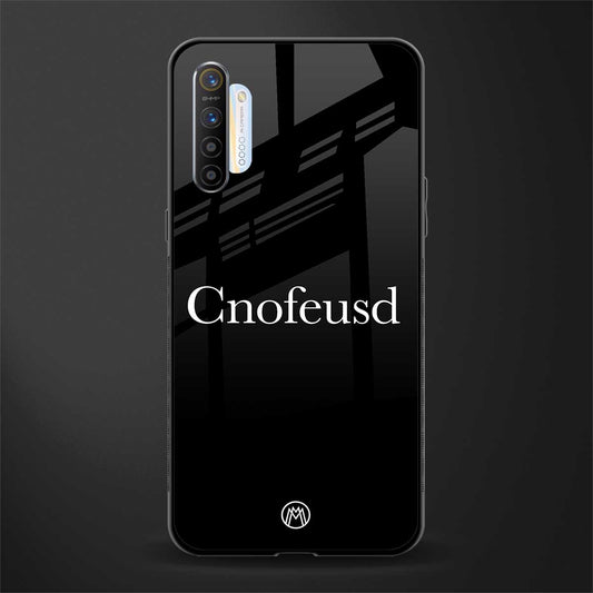 cnofeusd confused black glass case for realme xt image