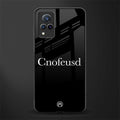 cnofeusd confused black glass case for vivo v21 5g image