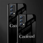 cnofeusd confused black glass case for oppo f19 image-2