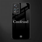 cnofeusd confused black glass case for xiaomi 11i 5g image