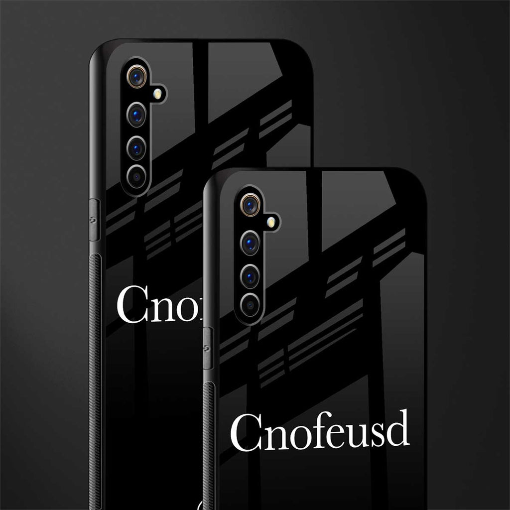 cnofeusd confused black glass case for realme x50 pro image-2