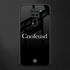 cnofeusd confused black glass case for redmi note 9 image