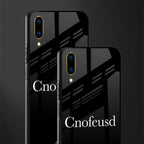cnofeusd confused black glass case for vivo v11 pro image-2