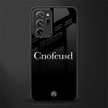 cnofeusd confused black glass case for samsung galaxy note 20 ultra 5g image