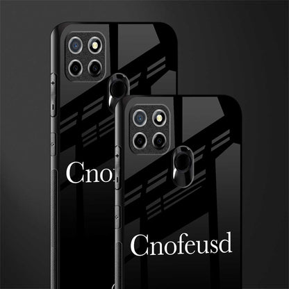 cnofeusd confused black glass case for realme c25 realme c25s image-2