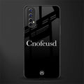 cnofeusd confused black glass case for realme narzo 20 pro image