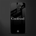 cnofeusd confused black glass case for poco m2 image