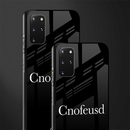 cnofeusd confused black glass case for samsung galaxy s20 plus image-2