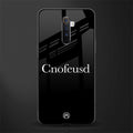 cnofeusd confused black glass case for realme x2 pro image