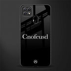 cnofeusd confused black glass case for oppo a15s image