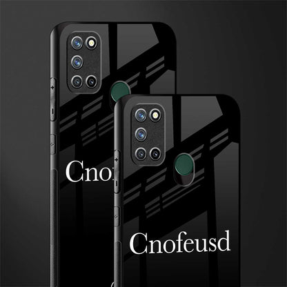 cnofeusd confused black glass case for realme 7i image-2