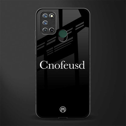 cnofeusd confused black glass case for realme 7i image