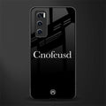 cnofeusd confused black glass case for vivo v20 se image