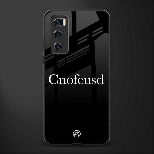 cnofeusd confused black glass case for vivo v20 se image