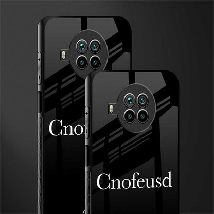 cnofeusd confused black glass case for mi 10i image-2