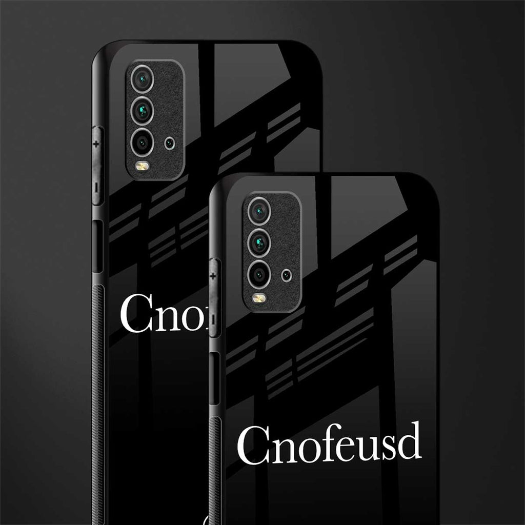 cnofeusd confused black glass case for redmi 9 power image-2