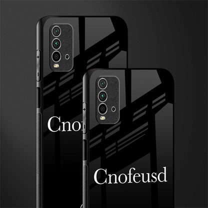 cnofeusd confused black glass case for redmi 9 power image-2