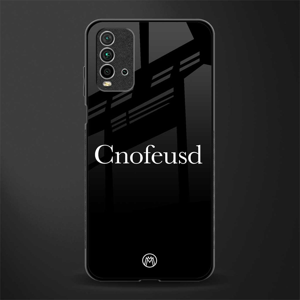 cnofeusd confused black glass case for redmi 9 power image