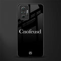 cnofeusd confused black glass case for redmi note 10 pro max image
