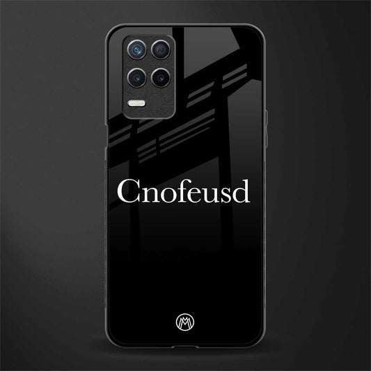 cnofeusd confused black glass case for realme narzo 30 5g image