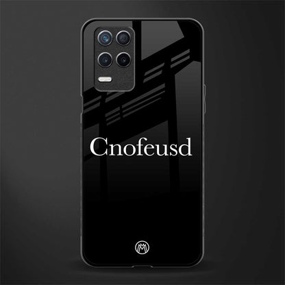 cnofeusd confused black glass case for realme 8 5g image