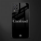 cnofeusd confused black glass case for oppo a54 image