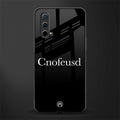 cnofeusd confused black glass case for oneplus nord ce 5g image