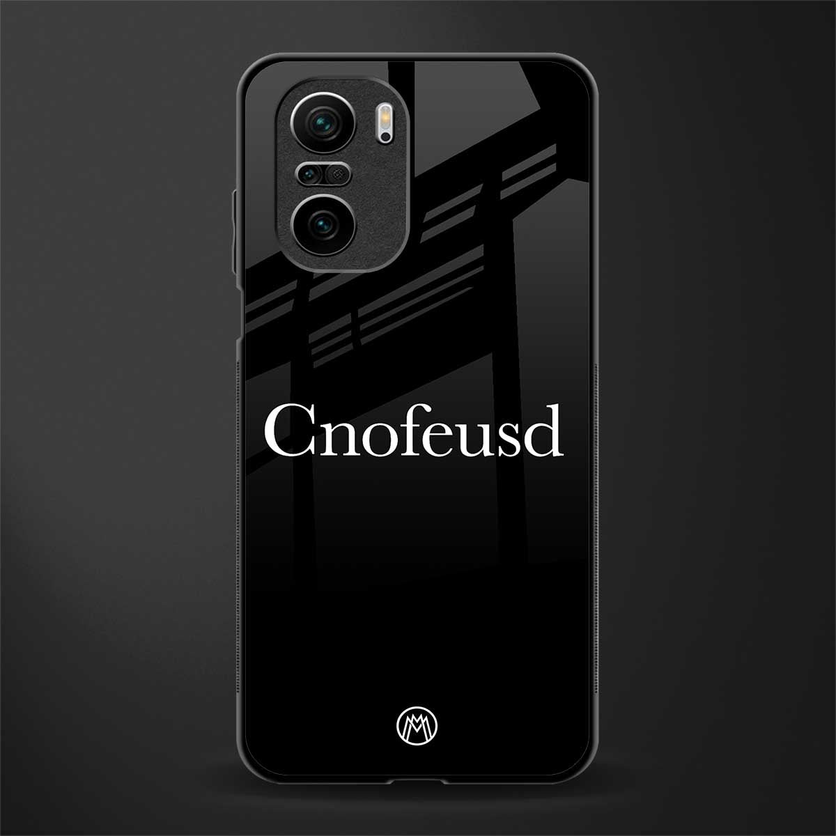 cnofeusd confused black glass case for mi 11x 5g image