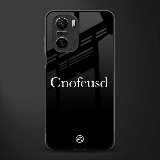 cnofeusd confused black glass case for mi 11x 5g image