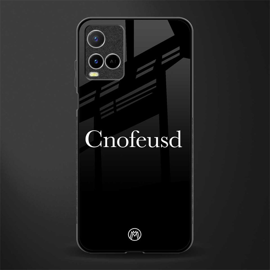 cnofeusd confused black glass case for vivo y21s image