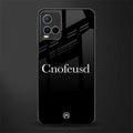cnofeusd confused black glass case for vivo y21s image