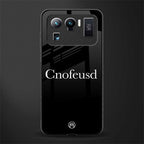 cnofeusd confused black glass case for mi 11 ultra 5g image