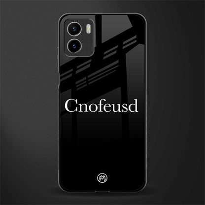 cnofeusd confused black glass case for vivo y15s image