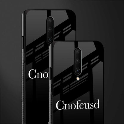 cnofeusd confused black glass case for oneplus 7 pro image-2
