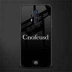 cnofeusd confused black glass case for oneplus 8 pro image