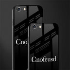 cnofeusd confused black glass case for iphone 6 plus image-2