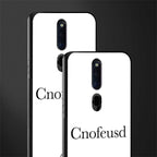 cnofeusd confused white glass case for oppo f11 pro image-2